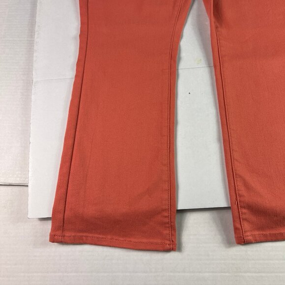 Not Your Daughters Jeans Women's 34x26* Billie Mini Boot Cut Orange Denim Tag 10 - Picture 4 of 16